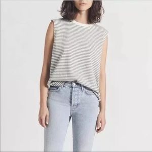 Current/Elliot Collin Stripe Muscle Tee/Tank Top 2